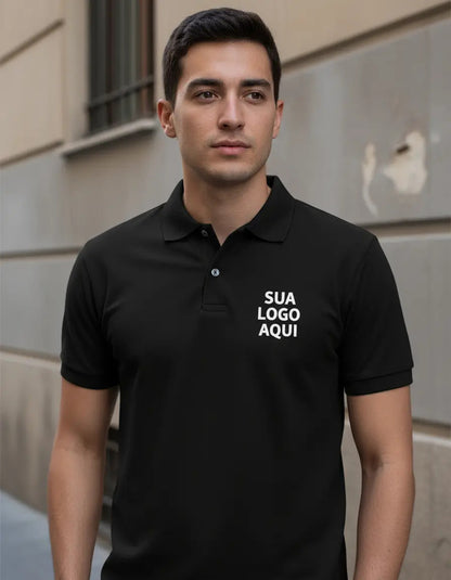Camiseta Polo Personalizada Várias Cores Com Sua Logo