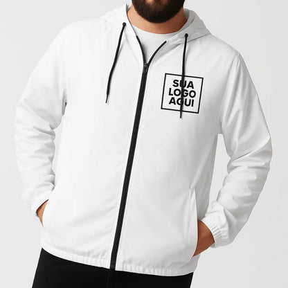 Jaqueta Corta Vento Personalizada Com Sua Logo Várias Cores