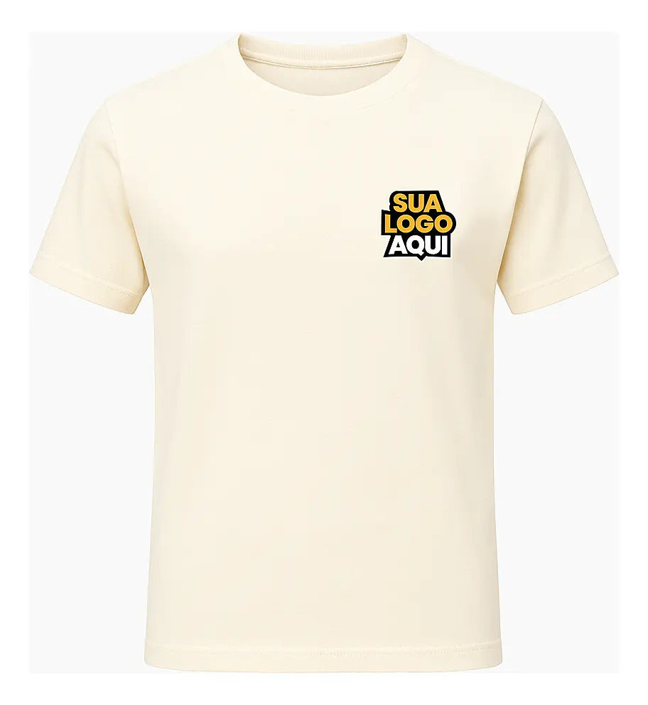 Camiseta Personalizada Com Logo Padrão Empresas Corporativo