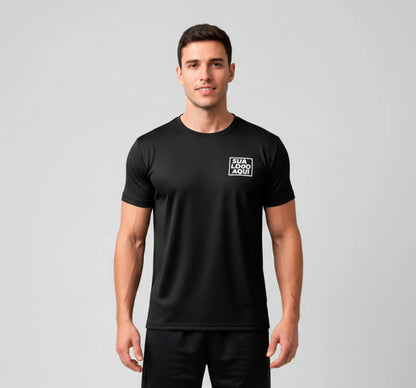 Camiseta Dry Fit Manga Curta | Personalizada Com Sua Logo