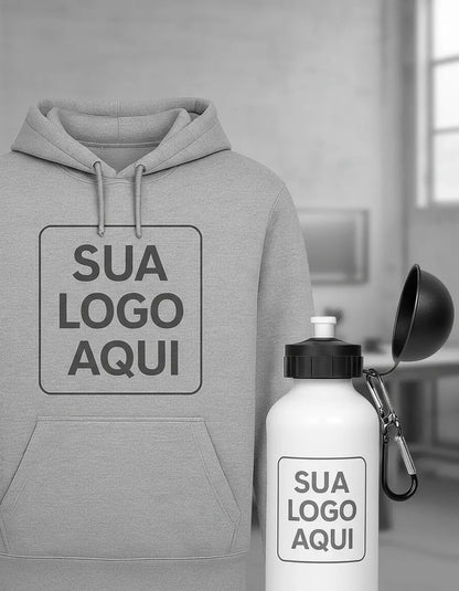 Kit Moletom + Squeeze Personalizado