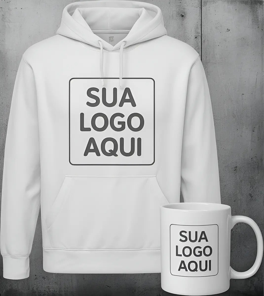 Brinde Corporativo Premium | Moletom + Caneca Com Logo