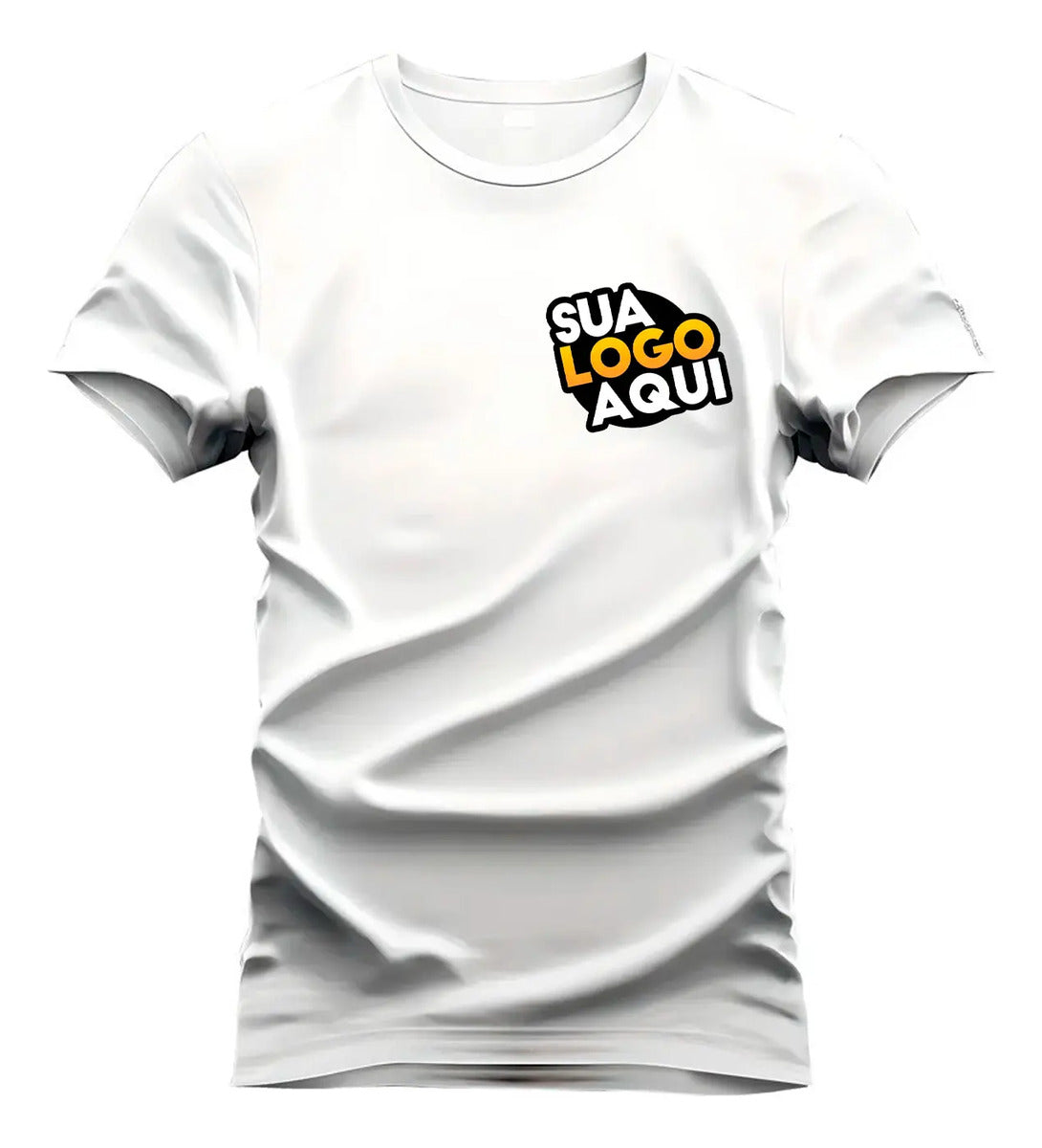 Camiseta Personalizada Com Sua Logomarca | Tamanhos P Ao Gg