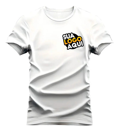 Camiseta Personalizada Com Logo Padrão Empresas Corporativo