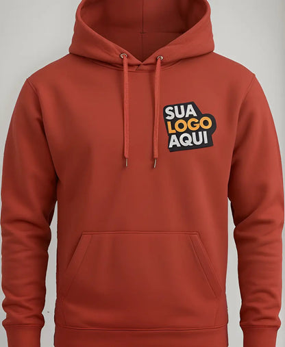 Moletom Bordô Personalizado | Logo Dtf Pro Uniforme Empresa