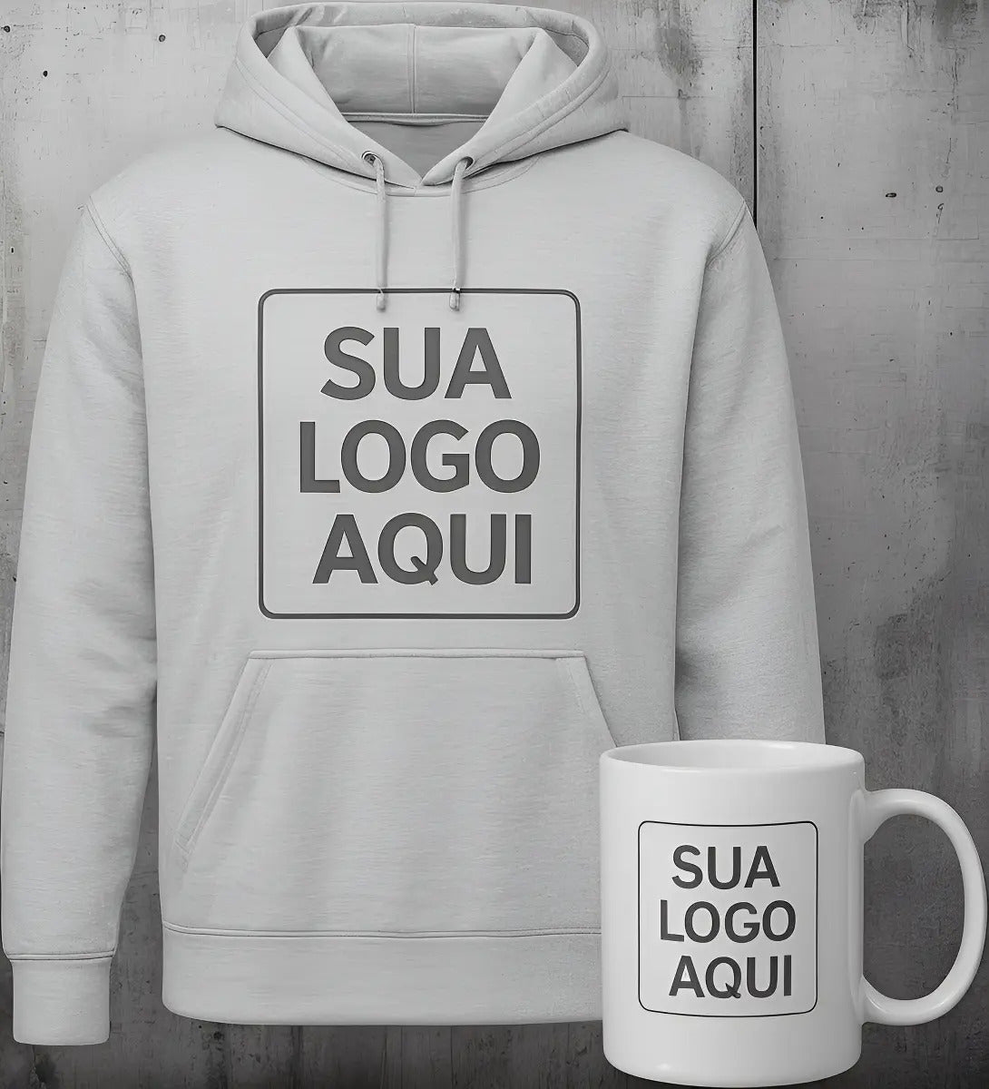 Moletom & Caneca Personalizados Sua Logo Brinde Corporativo
