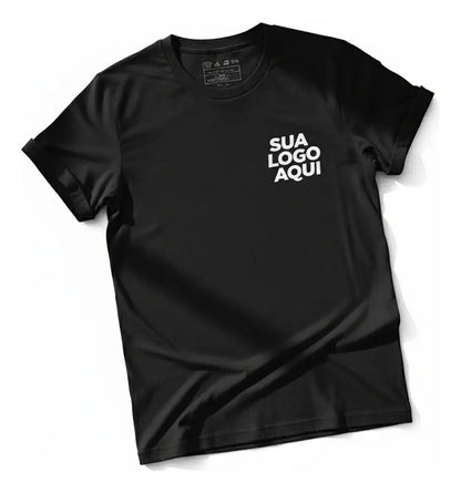 Camiseta Algodão 30.1 Personalizada Com Logo Da Sua Empresa