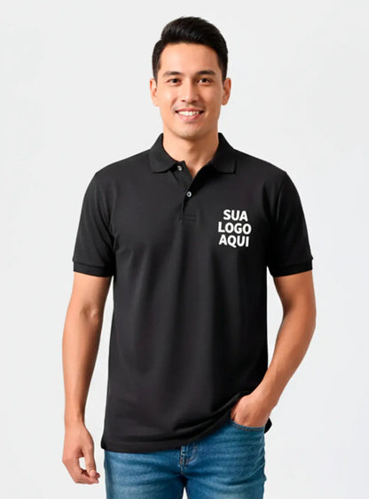 Kit 36 Camiseta Polo Personalizada Várias Cores Com Sua Logo