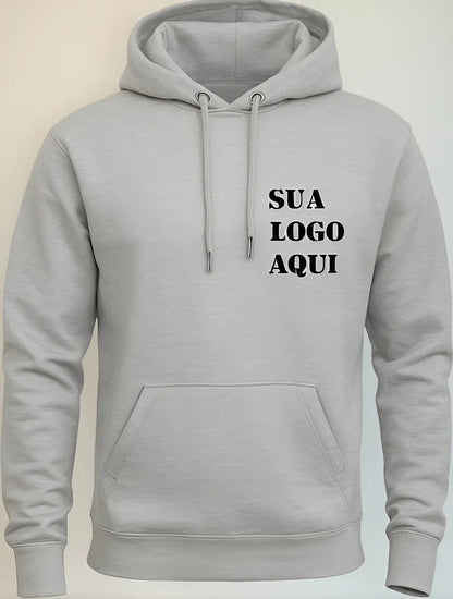 Moletom Canguru Personalizado Empresa Logo Uniforme Algodão