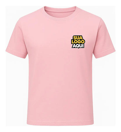 Camiseta Personalizada Com Logo Padrão Empresas Corporativo