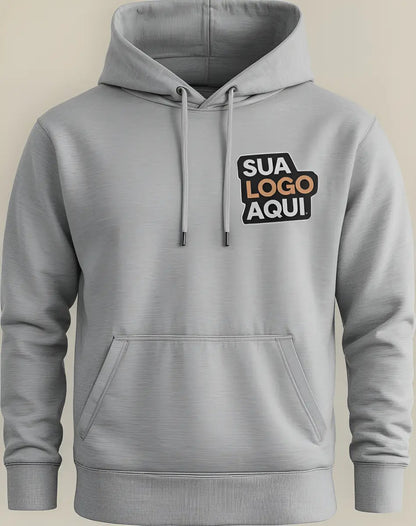 Moletom Canguru Brinde Personalizado Sua Logo No Uniforme