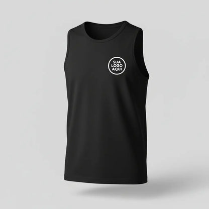 Camiseta Regata Algodão Personalizada Com Sua Logo
