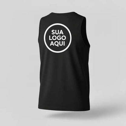 Camiseta Regata Algodão Personalizada Com Sua Logo