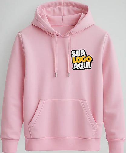 Moletom Bordô Personalizado | Logo Dtf Pro Uniforme Empresa