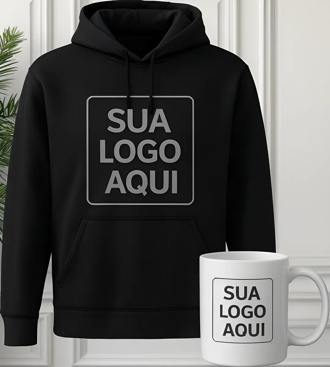 Moletom + Caneca Personalizada | Brinde Empresarial