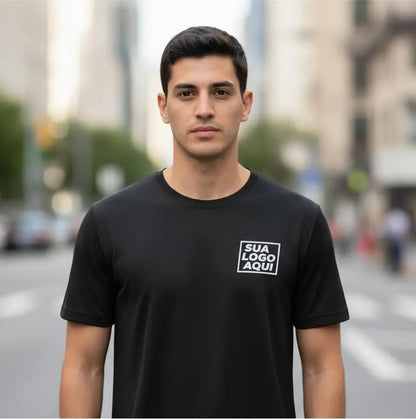 Camiseta Dry Fit Manga Curta | Personalizada Com Sua Logo