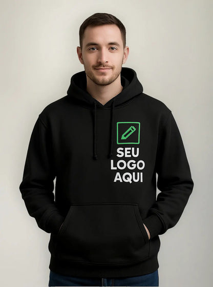 Moletom Canguru Premium Personalizado | Sua Logo Em 72h