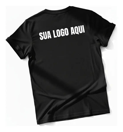 Camiseta Algodão 30.1 Personalizada Com Logo Da Sua Empresa