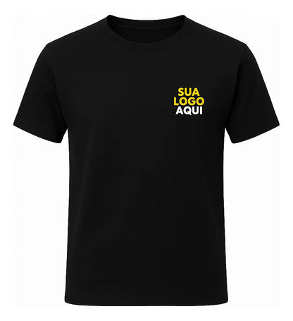 Camiseta Personalizada Com Logo Padrão Empresas Corporativo
