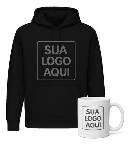 Brinde Corporativo Premium | Moletom + Caneca Com Logo