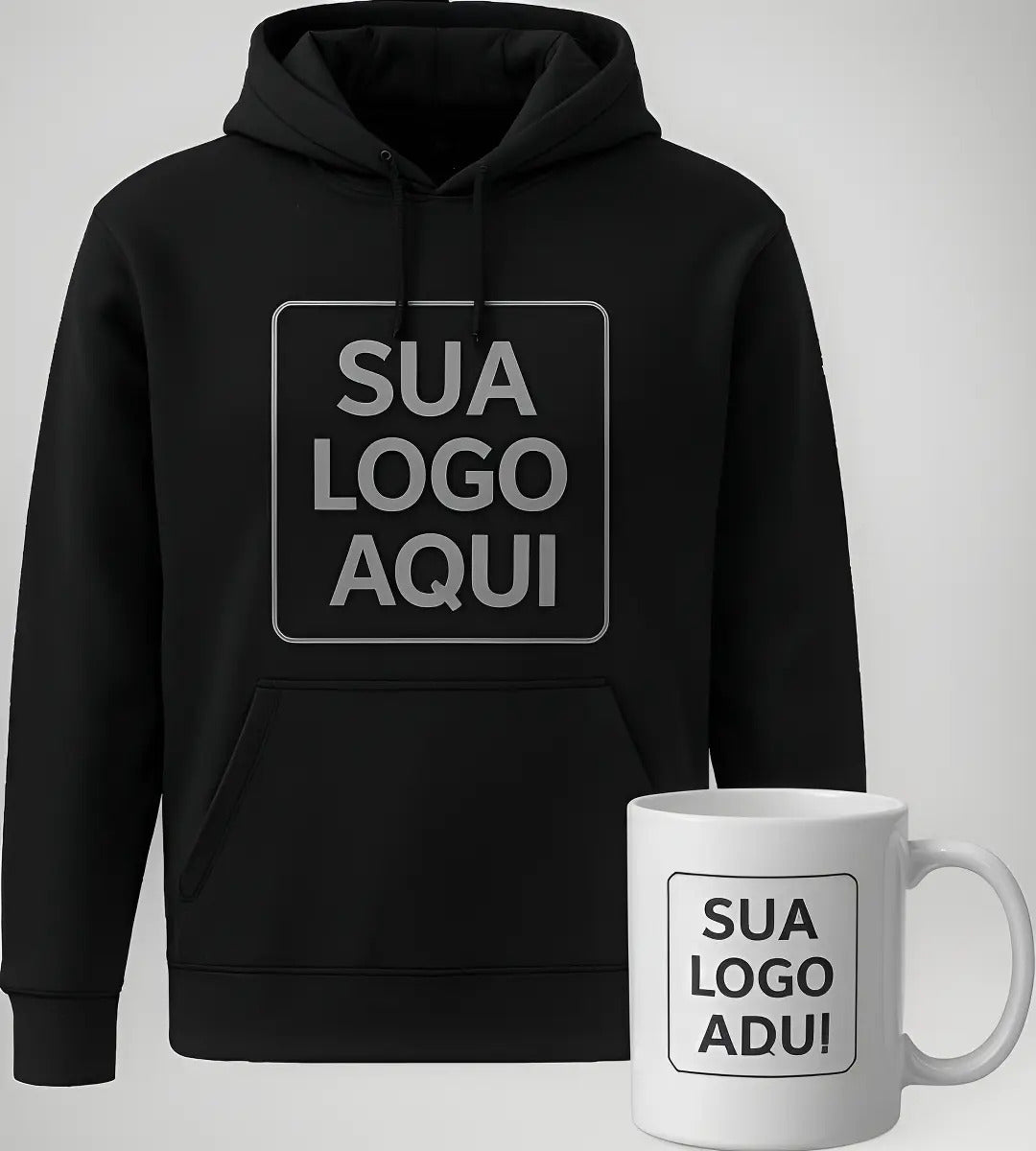 Moletom & Caneca Personalizados Sua Logo Brinde Corporativo