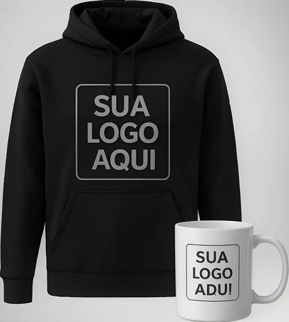 Moletom & Caneca Personalizados Sua Logo Brinde Corporativo