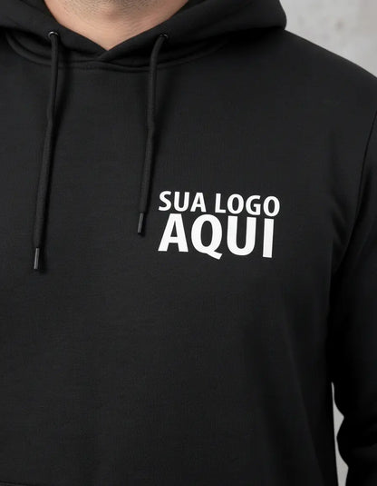 Conjunto Moletom Personalizado Masculino Plus Size Com Capuz