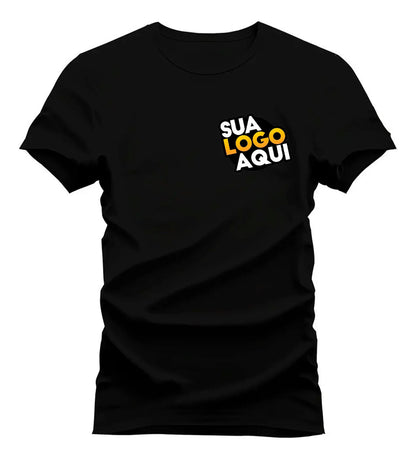 Camiseta Personalizada Com Logo Padrão Empresas Corporativo