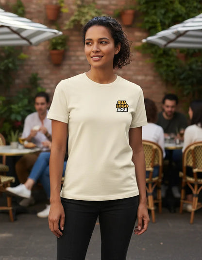 Camiseta Personalizada Com Logo Padrão Empresas Corporativo