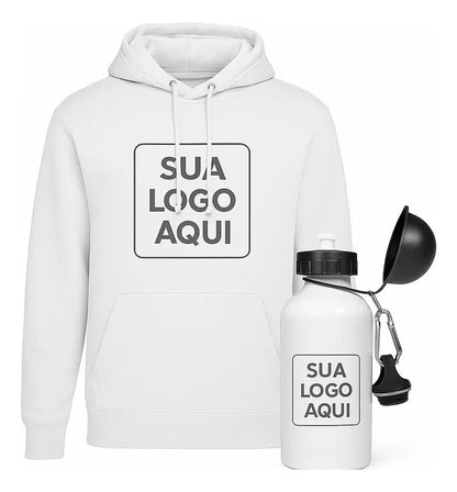 Kit Moletom + Squeeze Personalizado