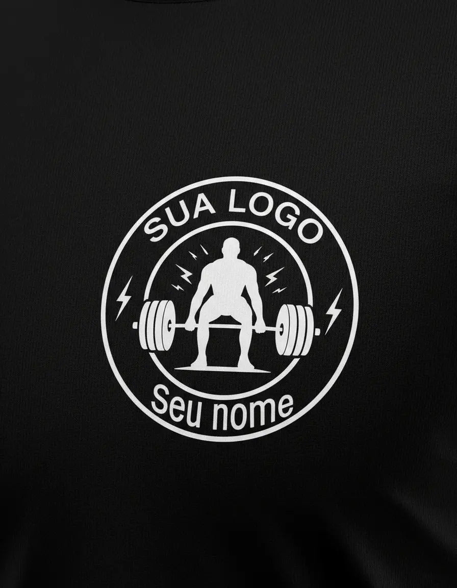 Camiseta Dry Fit Personalizada Academia Com Sua Logo