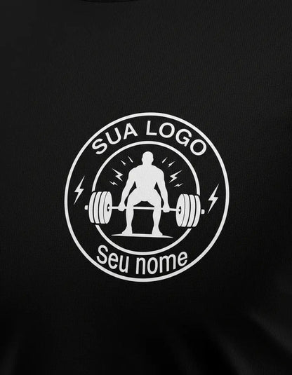 Camiseta Dry Fit Personalizada Academia Com Sua Logo