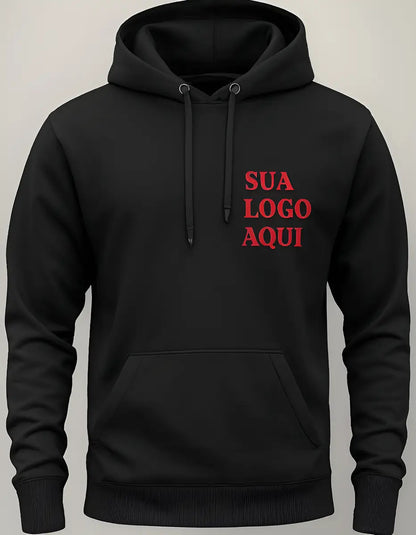 Moletom Canguru Personalizado Empresa Logo Uniforme Algodão
