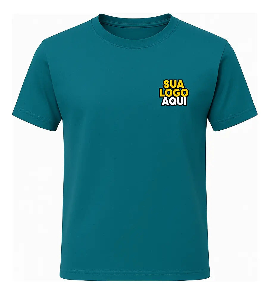 Camiseta Personalizada Com Logo Padrão Empresas Corporativo