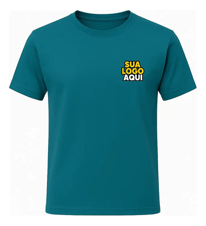 Camiseta Personalizada Com Logo Padrão Empresas Corporativo