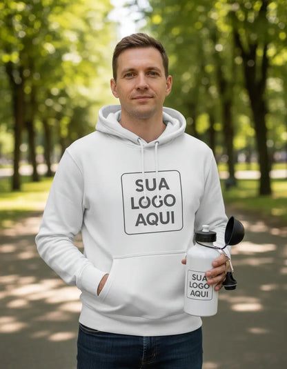Kit Moletom + Squeeze Personalizado