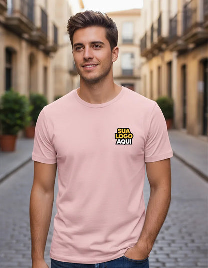 Camiseta Personalizada Com Sua Logomarca | Tamanhos P Ao Gg