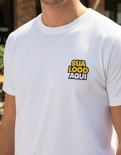 Camiseta Personalizada Com Logo Padrão Empresas Corporativo
